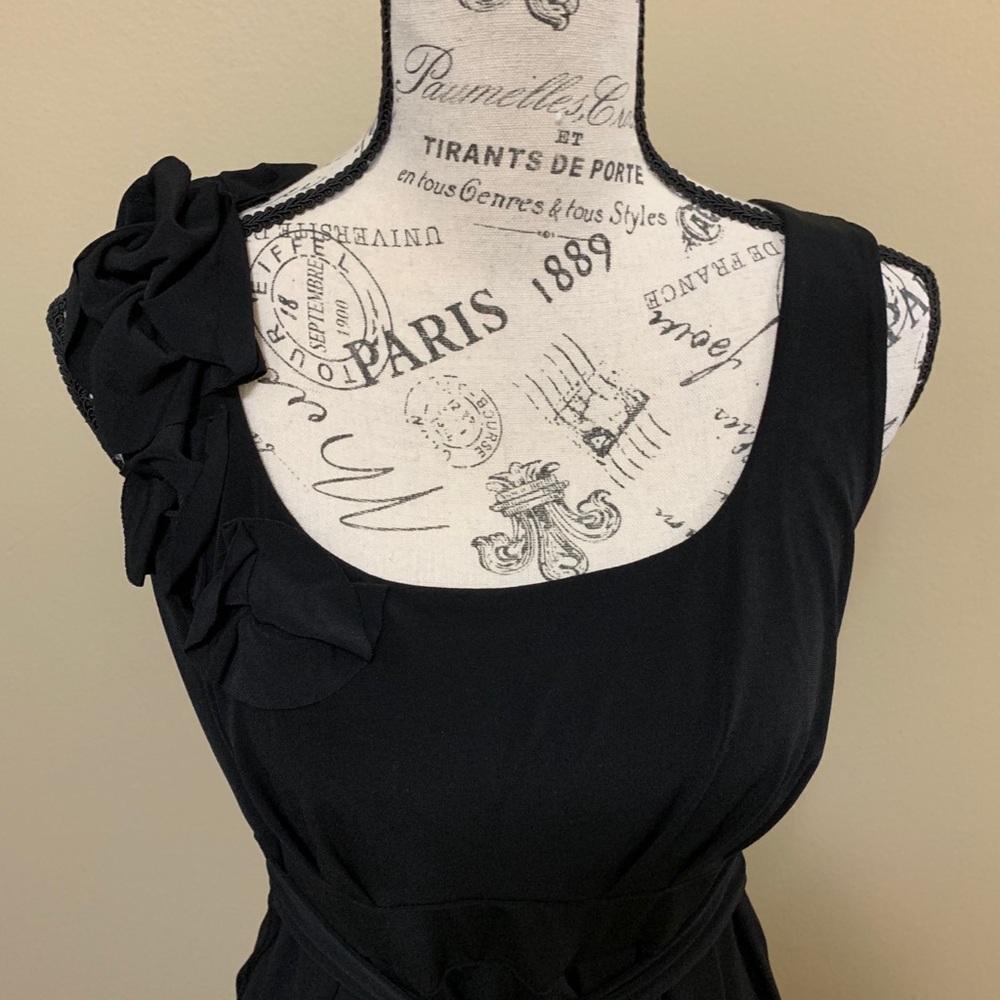 IZ Byer Black Sleeveless Dress XL - Picture 3 of 8